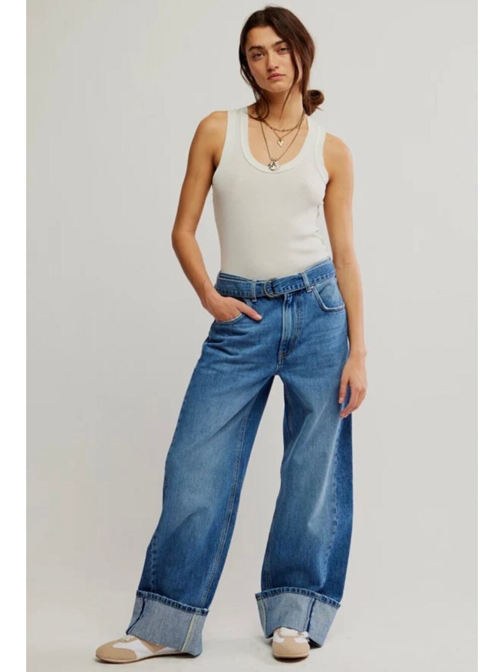 FP We the Free East Bay cuffed jeans NWT Size 27 (B20406)